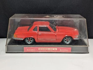 Vintage Nacoral Mercedes 350 SL Red Spain Diecast Car Model Excellent Condition - Picture 1 of 9