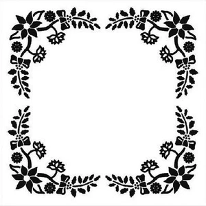 Christmas Frame - Prägeschablone, Embossing template, Prägefolder (EFE016) - Bild 1 von 1