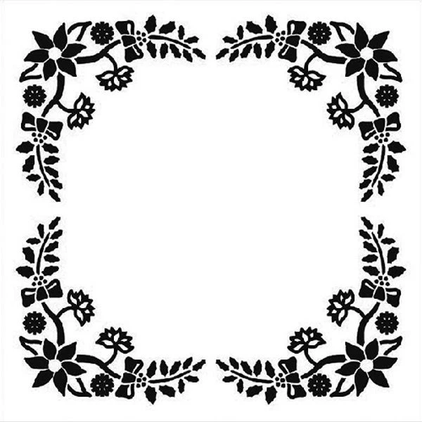 Christmas Frame - Prägeschablone, Embossing template, Prägefolder (EFE016) - Bild 1 von 1