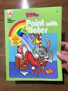 Walt Disney Who Framed Roger Rabbit Paint With Water Golden Book Vintage 1988 - Picture 1 of 12