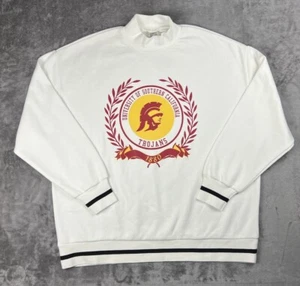 Gameday Couture Sweater USC Trojans Women’s XL Mock Pull Over Sweatshirt NWT - Picture 1 of 9