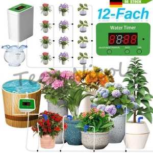 Automatisch Bewässerungssystem Bewässerung Timer für Topfpflanze Zimmerpflanzen - Bild 1 von 12