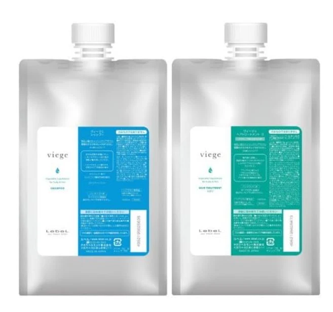 LebeL Viege Fit Champú y Tratamiento 1000ml Set de Recarga Hidratante Nuevo de JPN Foto 1 de 1