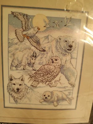 Kit Punto de Cruz Contado Nuevas Dimensiones Bellezas Norteamericanas Animales Sin Usar Foto 1 de 3