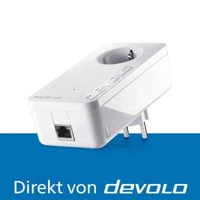 devolo Magic 1 LAN Powerline 1x Gigabit LAN Port 1x Erweiterungsadapter - Bild 1 von 4