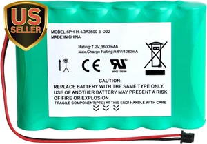3600Mah 7.2V Ni-Mh Replacement Battery for DSC 6PH-H-4/3A3600-S-D22 ADT DSC I... - Picture 1 of 1