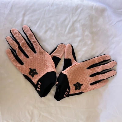 Fox Racing Womens Defend MTB Mountain Bike Cycling Gloves Pink Medium SAMPLE - Image 1 of 3