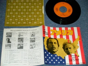 SIMON & GARFUNKEL Japan ORIGINAL 1972 CBSA-82117 7"45 AMERICA - Picture 1 of 11
