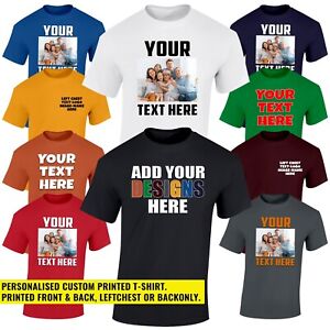Personalised Custom Printed T Shirt Your text logo stag do hen party unisex top