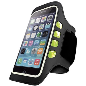 Flashing LED Sports Jogging Running Gym Armband iPhone 6/6S Cover Black - Picture 1 of 5