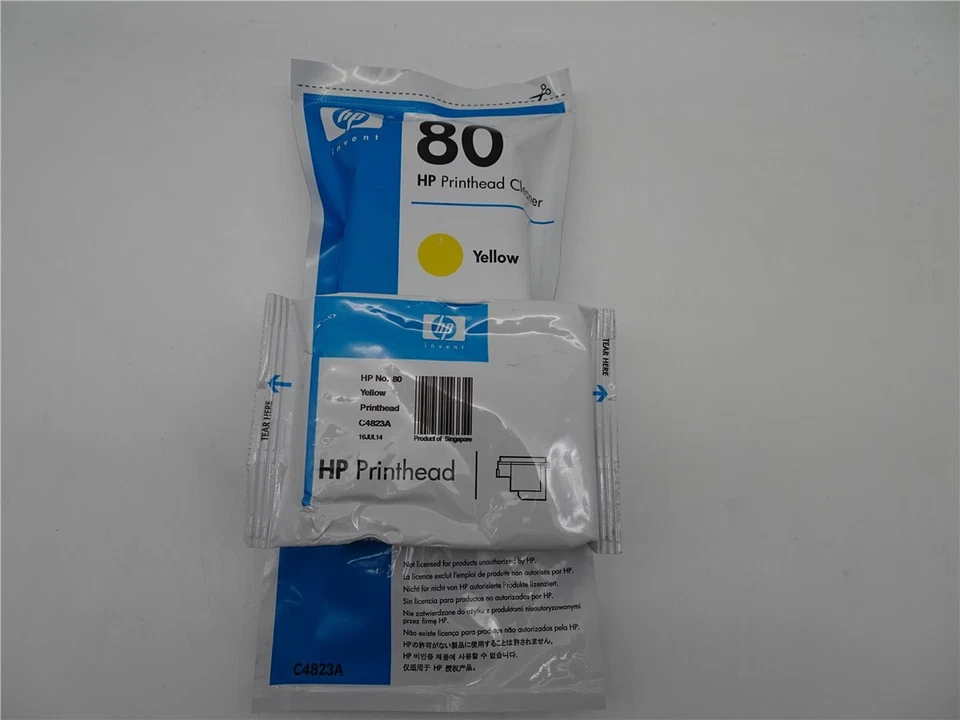 Original HP C4823A / 80 Druckkopf Gelb für HP DesignJet 1050 C Plus / MHD 2014 - Bild 1 von 1