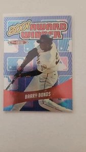 BARRY BONDS (SP) 2001 GANADOR DEL PREMIO INSERTO #AW19 SF GIANTS * 2002 TOPPS TOTAL CASI NUEVO - Imagen 1 de 1