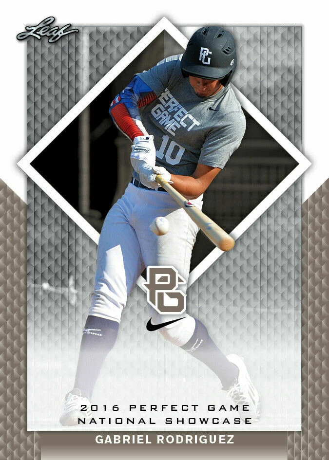GABRIEL RODRIGUEZ 2016 LEAF "PERFECT GAME" NIKE ALL-AMERICAN ROOKIE CARD #187! - Image 1 of 1