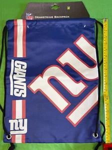 NFL New York Giants Bold Drawstring Backpack NWT - Picture 1 of 3