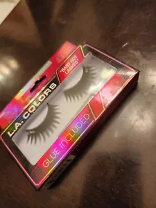 Black Eyelashes "Baby Got Lashes" Limited Edition L.A. Colors Glue Included NEW - Picture 1 of 3