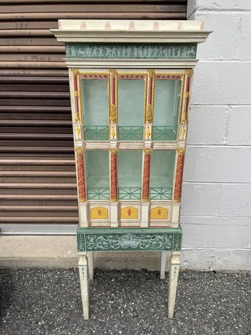 FORNASETTI STYLE RENAISSANCE FRENCH DISPLAY CURIO CABINET BY ERIC LANSDOWN Cover