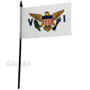 "4x6" Virgin Islands Flag / Virgin Islands Desk Flag / Virgin Islands Stick Flag - Picture 1 of 1