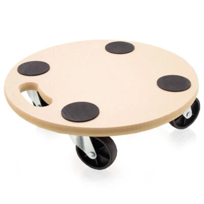 Rollbrett Transportroller Möbelwagen Rund MDF 200kg Bituxx - Bild 1 von 4