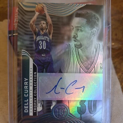 Карта с автографом 2021–22 Panini Illusions Dell Curry #TC-DCC - Изображение 1 из 2