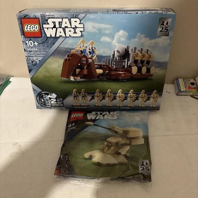 4 de mayo LEGO 40686 Star Wars Troop Carrier + AAT 30680 polybag juegos GWP - Nuevo Foto 1 de 4