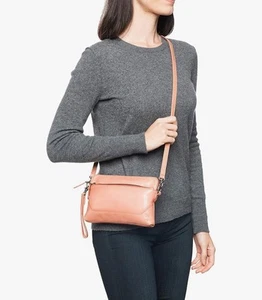 NWT Frye Melissa Crossbody Wristlet PURSE SMALL APRICOT - Picture 1 of 16