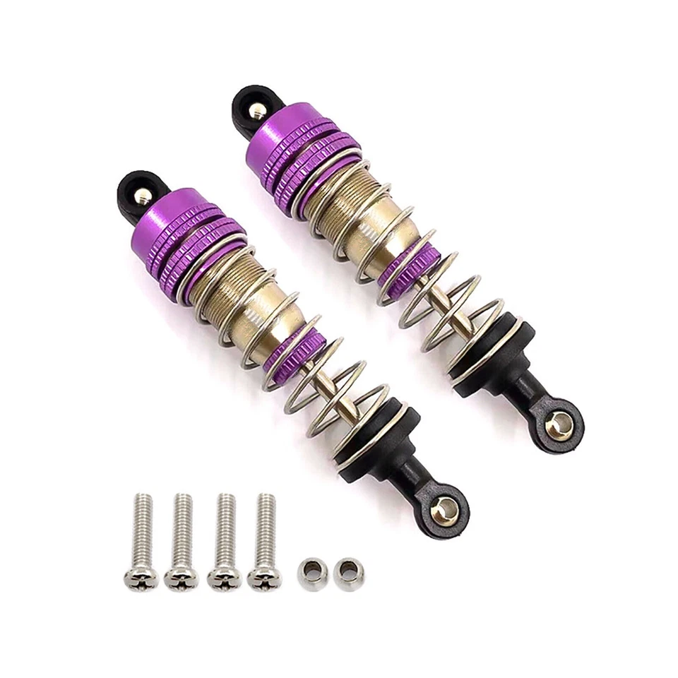 Front Rear General Semi-metal Shock Absorbers for Wltoy 124019 RC Car Parts BEU