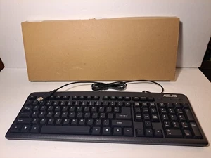New Computer Keyboard Wired Asus With Number Pad K2328U Standard Qwerty  - Picture 1 of 6