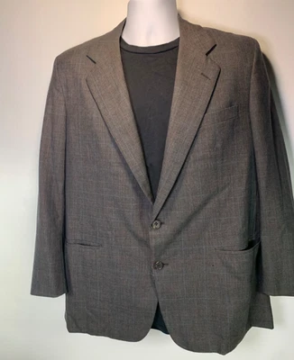 CHAQUETA DE TRAJE HICKEY FREEMAN 100% LANA 43 CORTA GRIS CARBÓN Foto 1 de 4