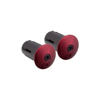 Origin8 Alloy Locking Bar End Plugs (Anodized Red) - Image 1 of 2