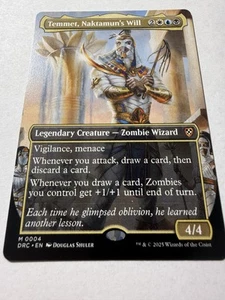 Temmet, Naktamun's Will (Borderless) Commander: Aetherdrift Regular - Picture 1 of 3
