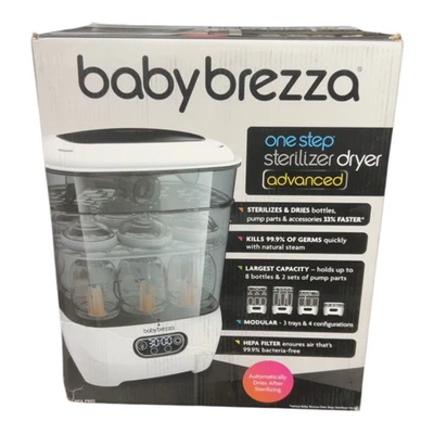 Esterilizador y Secador Biberón Baby Brezza Avanzado - Nueva Caja Abierta - Blanco Foto 1 de 4