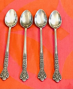VERSAILLES Stainless By MSI Japan 4 Ice Tea Spoon 7 3/4” - Picture 1 of 5