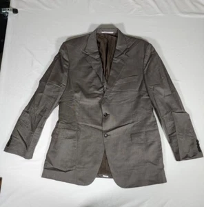 Hickey Freeman 44R Brown Two Button Sport Coat Blazer Jacket Mens - Picture 1 of 12