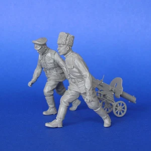 MasterClub 1/35 russische Armee Soldaten mit Maschinengewehr im Ersten Weltkrieg Harz Set (35113) - Bild 1 von 6