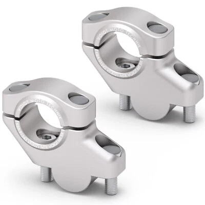 VOIGT MT GMBH Lenkererhöhung 30mm mit Versatz 21mm für 28mm Lenker silbern eloxiert