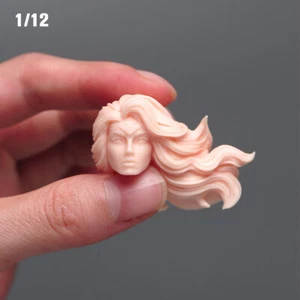 1:12 Wonder Woman Head Sculpt Carved For 6" Female ML Action Figure Body Toys - Picture 1 of 8