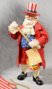 KSA KURT ADLER Fabriche Santa American Patriotic - Music Box God Bless America - Picture 1 of 5