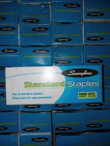 Swingline Standard Staples 5000 Count Boxes. 55 Boxes Total. - Picture 1 of 1