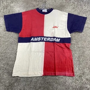 Kist Design Holland Amsterdam Shirt Men's Size L Multicolor Short Sleeve Cotton - Picture 1 of 10