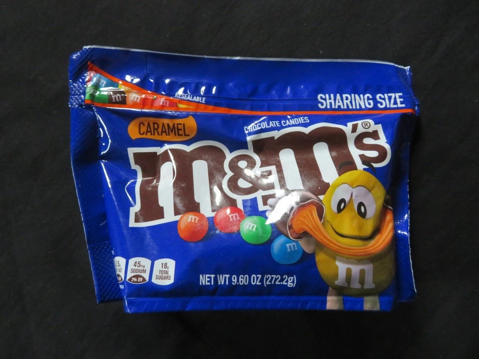 (1) Bolsa de caramelos de chocolate M&M's caramelo 9,6 OZ tamaño compartido Foto 1 de 1