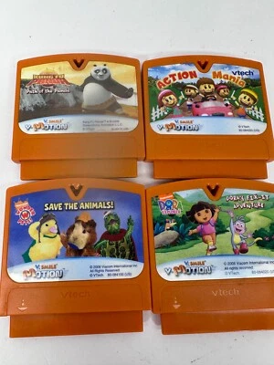 VTech V.smile V-Motion 4 Game Cartridges Dora Wonder Pets Panda - Image 1 of 4