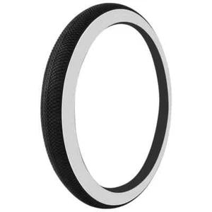 Fat Tires White Wall Black Tire 25-45 PSI Chopper Cruiser Fat 3" Inch Wide Tires - Picture 1 of 22