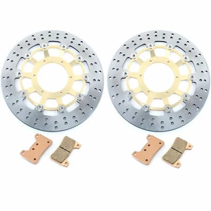 Bremsscheiben Rotoren Beläge vorne für Honda CBR600RR 2005-2016 CBR1000RR 2004-2005 - Bild 1 von 8