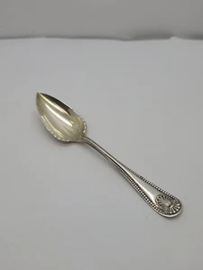 Vtg Sterling Silver Bead Pattern Fruit/Orange Spoon Whiting Manufacturing 5 1/8" - Picture 1 of 7