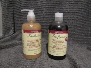 Shea Moisture Strengthen &Restore Jamaican Castor Oil Shampoo &Conditioner-2 Pk - Picture 1 of 5