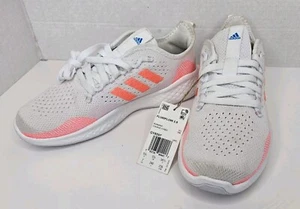 Adidas Women's White/Orange Sneaker Fluid Flow 2.0 Running Size 7 US Lightweight - Picture 1 of 8