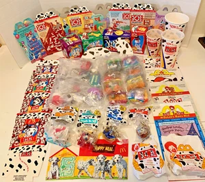 51 Pcs All New McDonald's 101 Dalmatians Happy Meal Toys Sealed-Boxes-Bags-Cups - Picture 1 of 19
