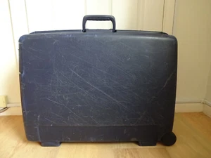 DELSEY Blue 25" Suitcase Luggage Heavy Duty Hard Shell With Two Keys (See dets) - Picture 1 of 24