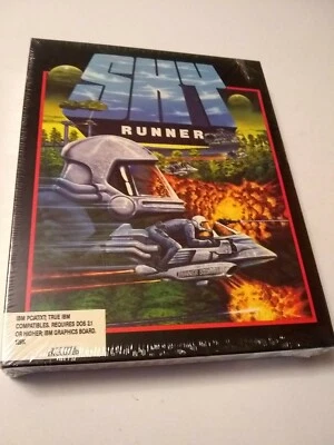 Sky Runner Cascade Games  UXB 1986 PC Game DOS 3.5" - New.  Sealed. - Image 1 of 4