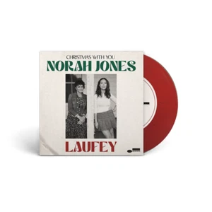 Norah Jones & Laufey - Christmas With You - 🔴 Red Marble Spotify Vinyl 7" - ✅ - Picture 1 of 3
